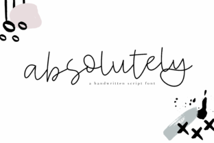 Absolutely Handwritten Font for Crafters & Sellers