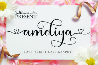 Ameliya: A Script Handwritten Font for Romantic Digital Branding