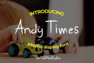 Andy Times: A Playful Handwritten Display Font for Real Branding