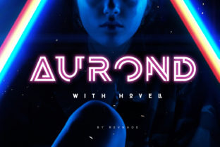 Aurond Font: Sleek Neon Display Typeface for Makers
