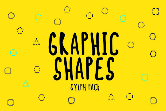 BM Graphics - Graphic Shapes Glyph Dingbats Font