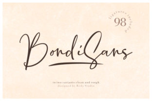 BondiSans: A Bold Script Handwritten Font for Editorial Impact