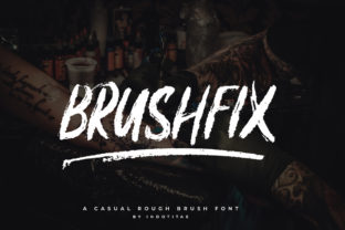Brushfix Display Font for Bold Digital Branding