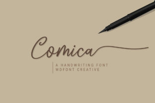 Comica Script: Elegant Handwritten Font for Campaign Visuals