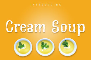 Cream Soup Script Font for Handmade Creators
