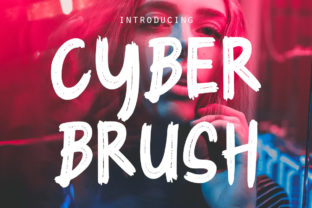 Cyber Brush Font for Bold, Natural Brand Visuals
