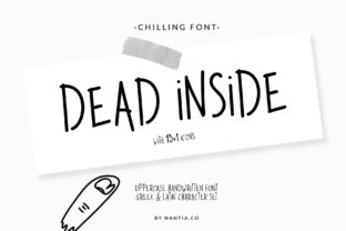 Dead Inside: A Playful Script Handwritten Font for Campaigns That Feel Human