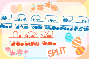 Easter Joy Split Font for Small Business Branding