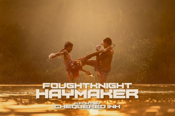 Foughtknight Haymaker Display Font for Bold Digital Branding