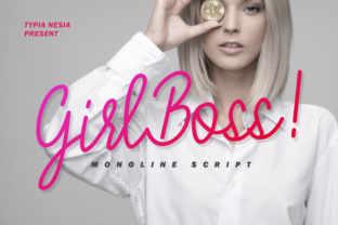 Girl Boss Script Font for Handmade Creators