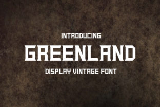 Greenland Display Font for Handmade Creators