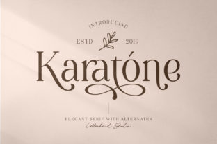 Karatone Serif Font for Elegant Editorial Design