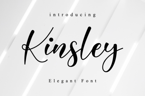 Kinsley Script: A Light Script Font for Editorial Elegance