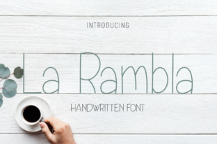 La Rambla Handwritten Font for Makers