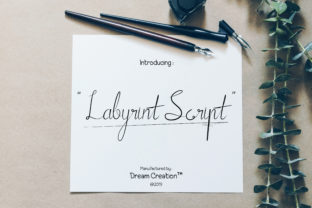 Labyrint Script: An Elegant Signature Font for Premium Branding