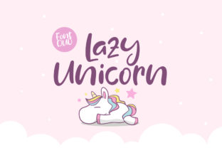 Lazy Unicorn Script Font for Handmade Creators