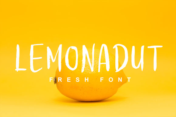 Lemonadut Font: A Natural & Lovable Display Typeface for Digital Design