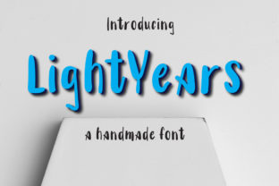 Lightyears Display Font for Standout Campaign Visuals