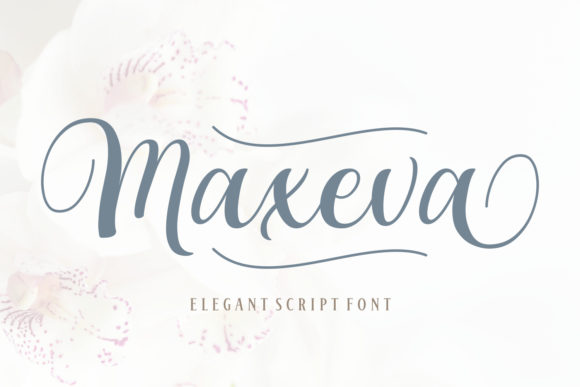 Maxeva: A Script Handwritten Font for Elegant Editorial Design