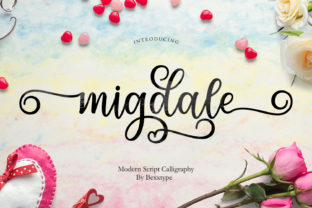 Migdale Script Font for Handmade Creators