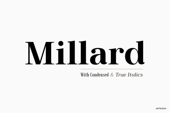 Millard Font for Professional Small Business Branding