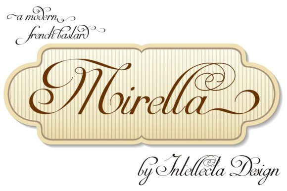 Mirella Script Font for Elegant Handmade Branding