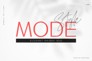 Mode Style Duo: Elegant Script Handwritten Fonts for Campaign Design