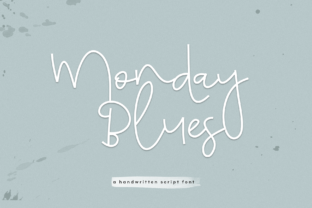 Monday Blues: A Charming Script Handwritten Font for Real Design Work