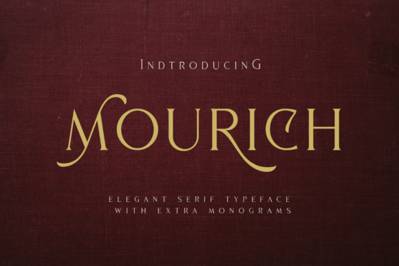Mourich Serif Font for Elegant Editorial Design