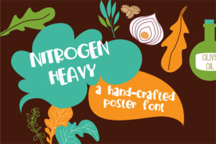 Nitrogen Heavy: A Whimsical Sans Serif Font for Bold Campaign Titles