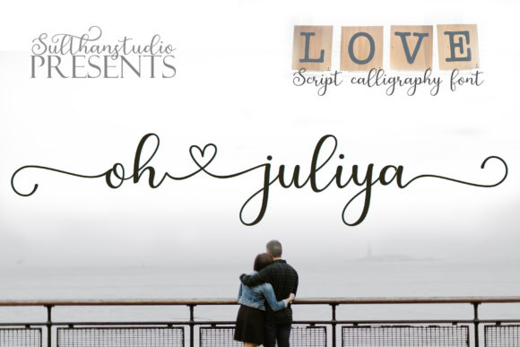 Oh Juliya Script Handwritten Font for Digital Romance