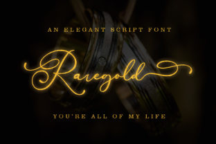 Raregold: A Sweet, Playful Script Handwritten Font for Creative Brands