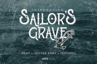 Sailor s Grave: A Retro Hand-Drawn Serif Font for Makers