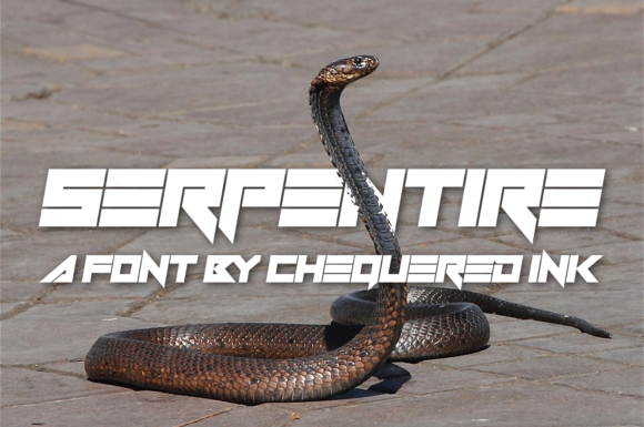 Serpentire: A Sharp Techno Font for Bold Branding