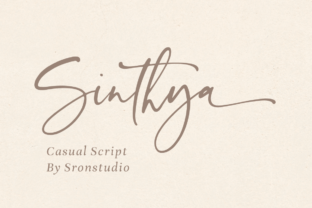 Sinthya Handwritten Font for Authentic Craft Branding