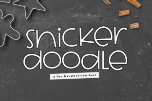 Snickerdoodle Font: Whimsical Display Fonts for Handmade Brands