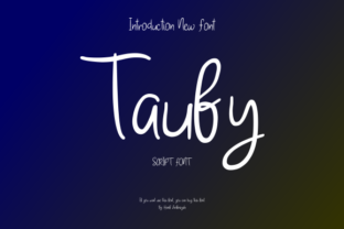 Taufy Script Font for Handmade Makers