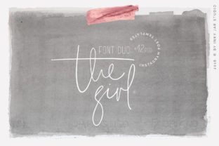 The Girl Duo Font for Feminine Editorial Design