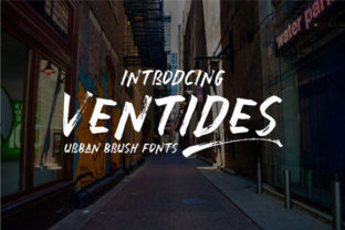 Ventides: A Capital Hand Brush Font for Modern Digital Branding