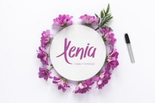 Xenia Family Font for Handmade Branding & Printables